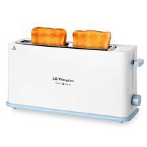 Orbegozo - To4014 White Blue Elektrischer Toaster 850w Mit 7 Leistungsstufen