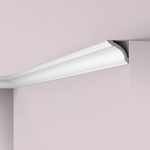 Noel&marquet - Cornisa Nmc Wt15 Wallstyl Noel Marquet Moldura Para Techo Perfil De Estuco Moldura Decorativa Diseño Atemporal Clásico Blanco 2 M