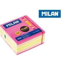 Fluoreszierende Mischkarten, Würfel 76x76, 400 Stk. Mailand