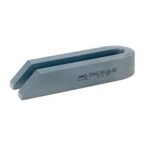 Morsetto A Forcella Din 6315b Asola-l.26mm L.600mm Per Vite Di Fissaggio M24 Amf
