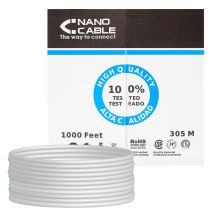 UTP Cat5e Netzwerk-Kabel 305m AWG24 starr grau – Flammenausbreitungswiderstand nach IEC 60332-1-2 – RoHS-konform
