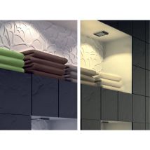Foco LED Rectangular DYNAMIC 24V 7,5W Regulable 2700K-5000K Aluminio Mate – 350 lm – Ideal para Muebles