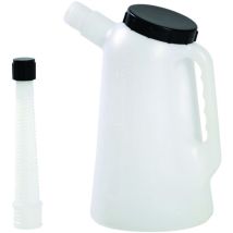 Jarra medidora 2 litros HD-PE – Color transparente y blanco – Resistente a combustibles y ácidos
