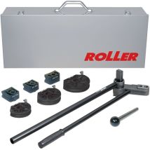Curvatubi Roller 12-15-18-22 – Acciaio temprato – Piegatrice manuale per tubi in rame e acciaio – 0-180°