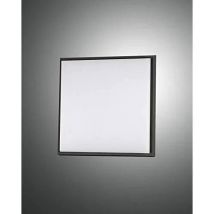 Fabas Luce Plafón Élite Negro Led 10w 900 Lúmenes