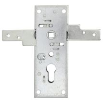 Serrure De Porte De Garage À Fermeture Horizontale 2 Points Pour Cylindre Européen - Wss