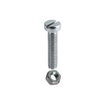 Blister Da 10 Viti Con Dadi 4x30mm Din 84