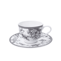 4 X Tasses Avec Soucoupe Mayfair - 240ml - Porcelaine - H&h