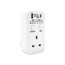 Uni-com Tcd-5e White Countdown Timer With Digital Display And Precise Time Tracking
