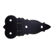 Bisagra 23 x 58 mm – Pintura epoxy negro – 1 unidad