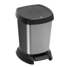 Rothobabydesign - Rotho Kosmetikeimer Paso Carbon 6 L Mülleimer & Abfallbeutel