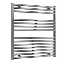 Reina - Diva Chrome Electric Towel Rail 800mm High X 750mm Wide (+ Chrome Weekly Program Element)