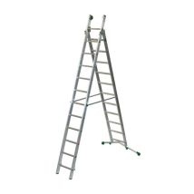 Mehrzweckleiter 9+10 Sprossen- Max. Länge 5.10m - P320-2