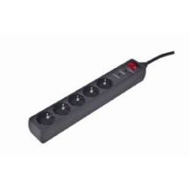 Energenie – SPG5-C-15 – Striscia protettiva da sovratensione 5 prese, 4.5m, 250J, 250V, Nero
