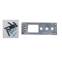 Geze – Piastra di Montaggio per Ts2000 – Accessorio per Chiusura – Alta Qualità
