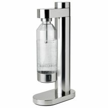 Stelton Wassersprudler Edelstahl – 0,85L Flasche – Silber – Funktionales Design