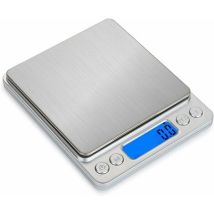 3000 G/0,1 G Präzisionswaage, Küchenwaage/taschenwaage/schmuckwaage, Hochpräzise Elektronische Waage, Hintergrundbeleuchtetes Lcd-display, Tara- Und 