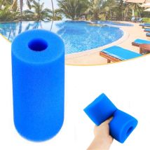 Stol - Reusable Pool Filter Foam, For Type A Pool Filter, Portable Sponge (blue)