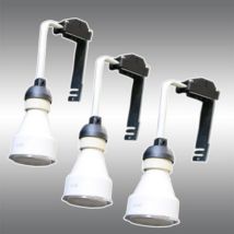 Elro Gu7e/3 Kit De 3 Bombillas 7w 2700k + 3 Alimentadores Gu10 230v