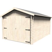 Décor Et Jardin - Garage Box Auto 298x478x256 Casetta Legno Abete 28mm Giardino Parcheggio Moto