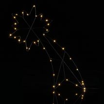 Markenartikel - Led Christmas Decorations Indoor/outdoor Battery Operated Ip44 Rating Star, Shooting Star, Reindeer 29.5 X 31 Cm Led Shooting Star 1