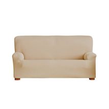 Ulises Copridivano Elastico 3 Posti, Poliestere-cotone, Beige - Eysa Italia