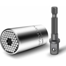 Ratchet Wrenches 7–19 Mm Universal Socket 2pcs Universal Ratchet Wrench Multi-function Socket Set Repair Tool Multi-function Socket Set Adapter For 