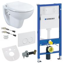 Belvit Hänge Wc Set Weiß Spülrandlos Mit Taharet Bidet Softclose Wc Sitz Geberit Up100 Vorwandelement Waagerechter Abgang