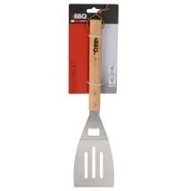 Bbq - Grillschaufel Aus Edelstahl Mit Holzgriff 41 Cm
