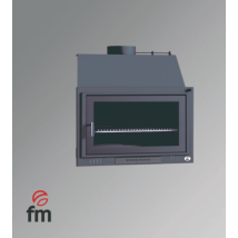 FM Calefacción – Barbacoa de Carbón – 670x520x400 mm – Accesorios Incluidos – Pintura Anticalórica Negra 800 oC