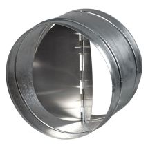 Vents – Backdraught Shutter 150 mm – Galvanised Steel Housing – Aluminium Flap – 0.38 kg
