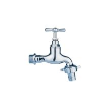 Verchromter Wasserhahn – Nase 20x27 – Außengewinde 15x21 – Messing