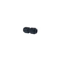 Manicotto in acetale nero 15 mm – Raccordo push-fit con O-ring EPDM alimentare – John Guest Speedfit