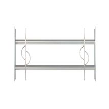 Gah Alberts 563585 Inferriata Per Finestre Secorino Style Estendibile Per Finestre Esterne Griglia Antieffrazione Zincata Blu 300 X 500-650 Mm