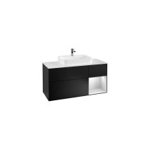 V&b Waschtischunterschrank Finion 120cm, Pl W M, Rg R Wh. M Lac, Bla M Lac