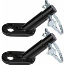 2 Pcs Attelage De Remorque De Vélo, Attelage De Remorque De Vélo En Adaptateur, Coupleur De Remorque De Vélo De Attelage, Pour Enfant Remorque Vélo 