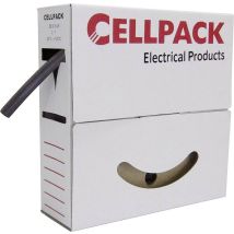 Cellpack 127042 Funda Termorretráctil Verde-amarillo 15m