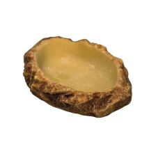 Ciotola Piatta per Tartarughe – Design Roccia – Profondità Acqua 2 cm