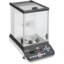 Báscula analítica calibrable 220 g – Ø 91 mm – Acero inoxidable – RS-232, 2 x USB – KERN SOHN