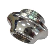 Verchromter Adapternippel M1 F1/2 – Gewinde Eingang