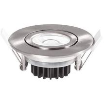 Ledxon - Edos Lb19 Edos Spot Led Encastrable 9 W 830 9 W Orientable Ip65 Nickel 7008111