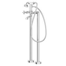 Windsor - Traditional Polished Chrome Freestanding Bath Shower Mixer Tap