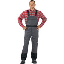 Planam - Peto De Protección De Soldadura Weld Shield Talla 58 Gris / Negro