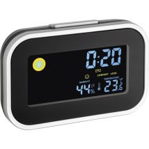 Tfa Dostmann - 60.2015 Quarz Wecker Schwarz, Silber Alarmzeiten 1