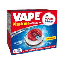 Antizanzare Vape Elettroem C/filo E 10 Piastrine- Vape- 12,0 Pz