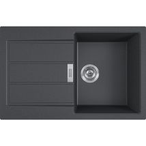 Franke - Sirius - 2.0 S2d 611-78 Tectonite Fregadero Empotrado Negro