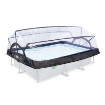 Exit Toys – Pool Dome Enclosure 10 x 6.6 ft – Universal Swimming Pool Cover – Keeps Water Clean and Warm