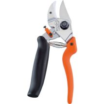 Forbice da potatura con manico girevole – Forbice in cromo vanadio – Lunghezza 20 cm – Diametro max di taglio 22 mm – Lowe