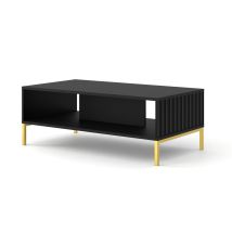 Bim Furniture - Mesa De Centro Wave Negro Mate