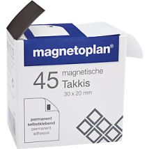 Esquinas adhesivas y magnéticas TAKKIS 30 x 20 mm – 450 unidades – Material magnetoflex – Ideal para oficinas y hogares